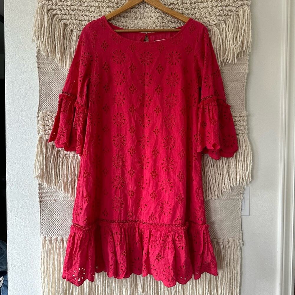 Anthropologie Dani Lace Eyelet Shift Dress